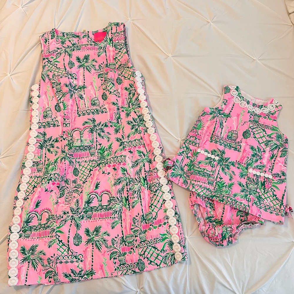Lilly Pulitzer - Mommy & Me Tropical Print Dress - Women (8), Baby (18-24 mo)
